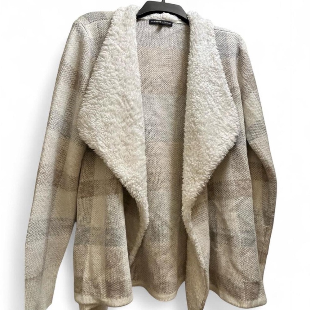 Sherpa Trim Cardigan
